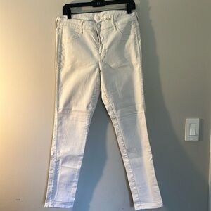 WHITE SKINNY JEANS STRETCHY FIT SIZE 32